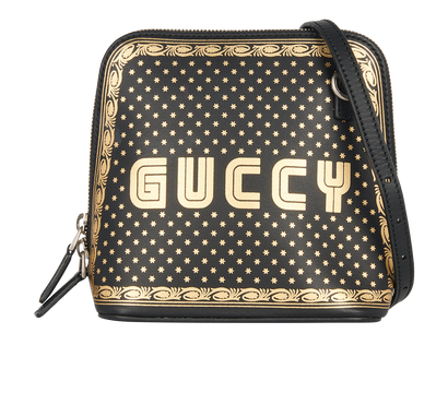 Guccy Logo Crossbody, front view